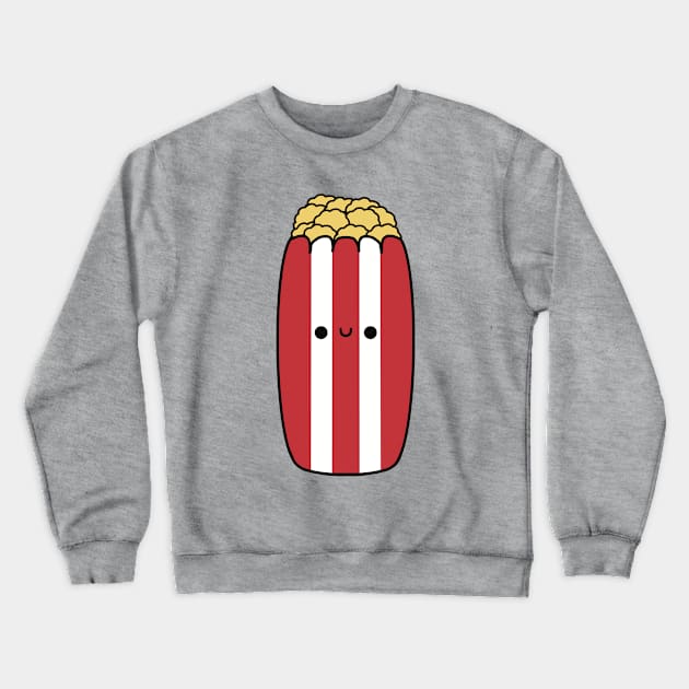 Cute Popcorn - Kawaii Popcorn Crewneck Sweatshirt by KawaiiByDice